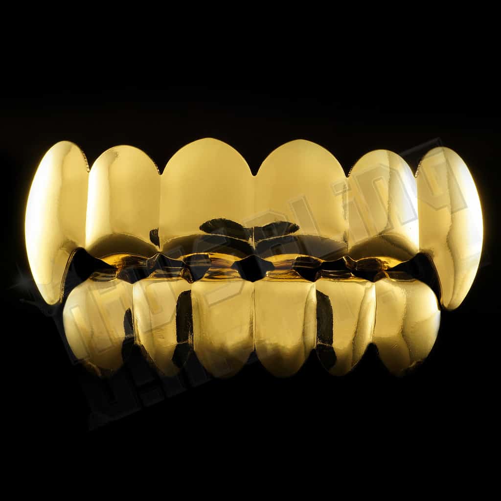 Gold Plated Fang Grillz