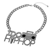 Silver 'I DO HIP HOP' chain