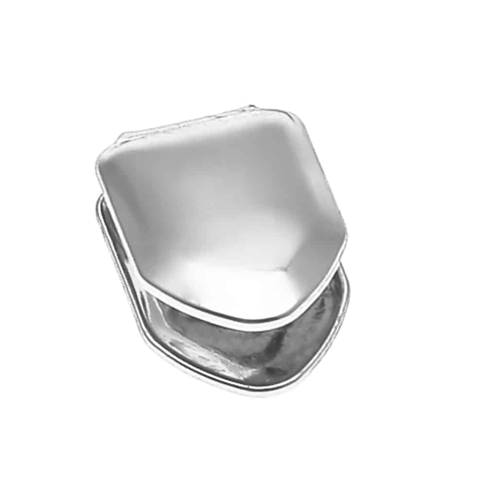 Silver Plated Single Tooth Cap Deez Grillz