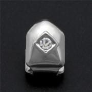 Silver cap CZ diamond