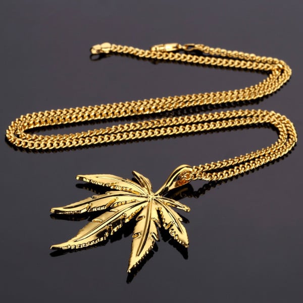 Weed Pendant and Chain